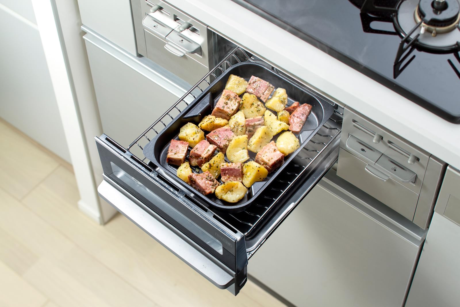パーソナルグリルアシスタント Amazon｜イシガキ グリルパン グリル 名人+ プラス スタッキング 可能